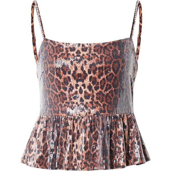 Harper & Yve Top DAY nebielená / hnedá / čierna 66847116