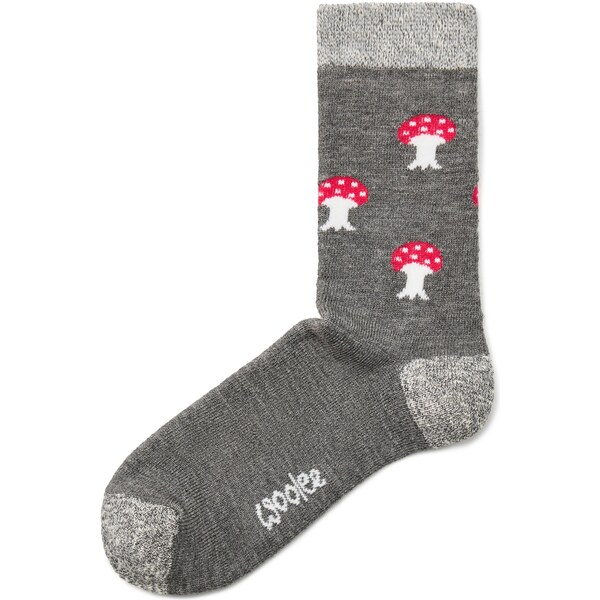 Vlnka Vianočné ponožky s Merino vlnou muchotrávka 66848675