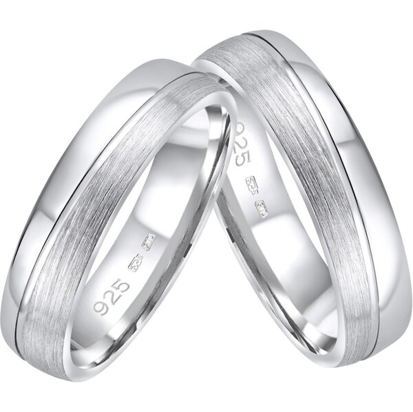 Ligot Strieborné obrúčky bez kamienkov GLAMIS QRD8453 66848874