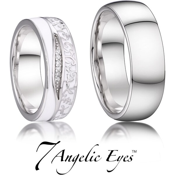 Ligot Strieborné obrúčky 7 Angelic Eyes AE039 66848899