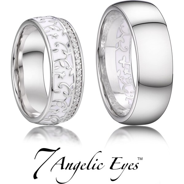 Ligot Strieborné obrúčky 7 Angelic Eyes AE037 66848897