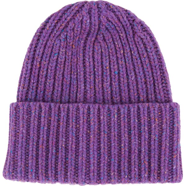 Vlnka Vlnená čiapka s hodvábom Gheppio fialová veľkosti oblečenia Uni 66225717