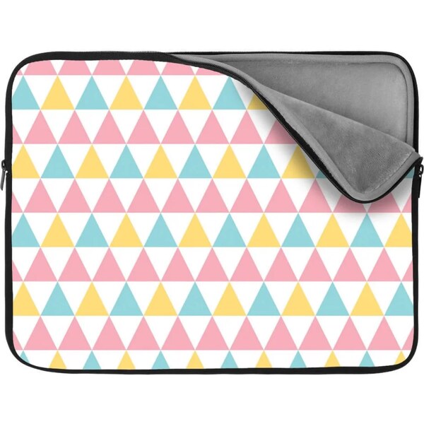 Sablio Obal na notebook Trojfarebné trojuholníky 65430275