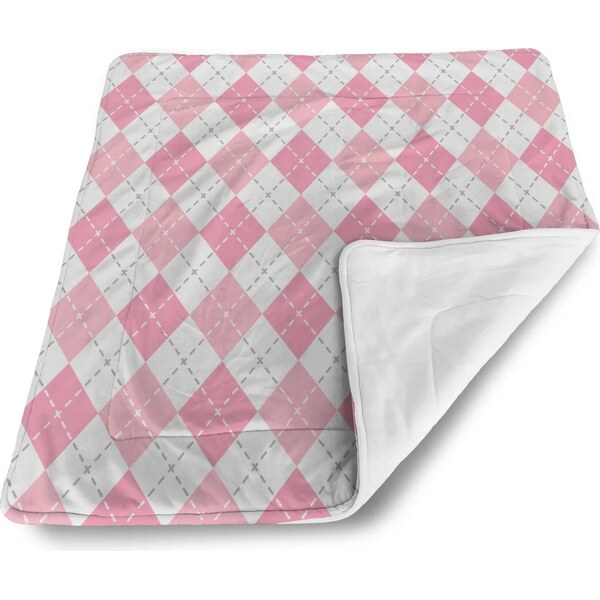 Sablio Deka pre bábätko Ružové a biele kosoštvorčeky 60375051