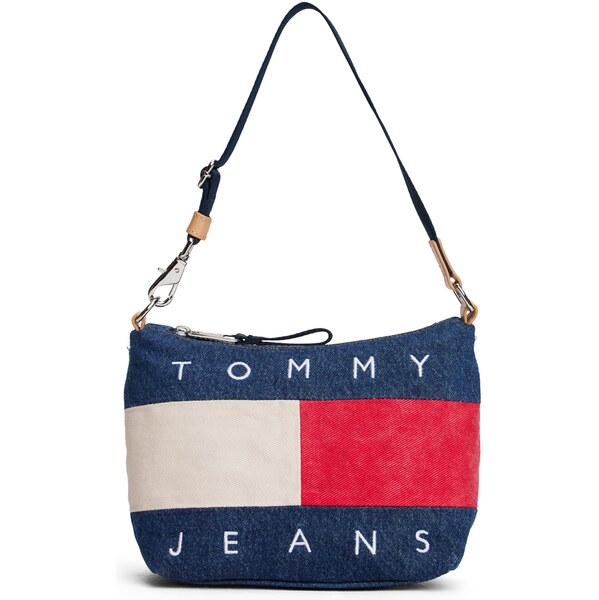 Tommy Jeans Kabelka na rameno modrá denim / červená / biela / biela 65773021