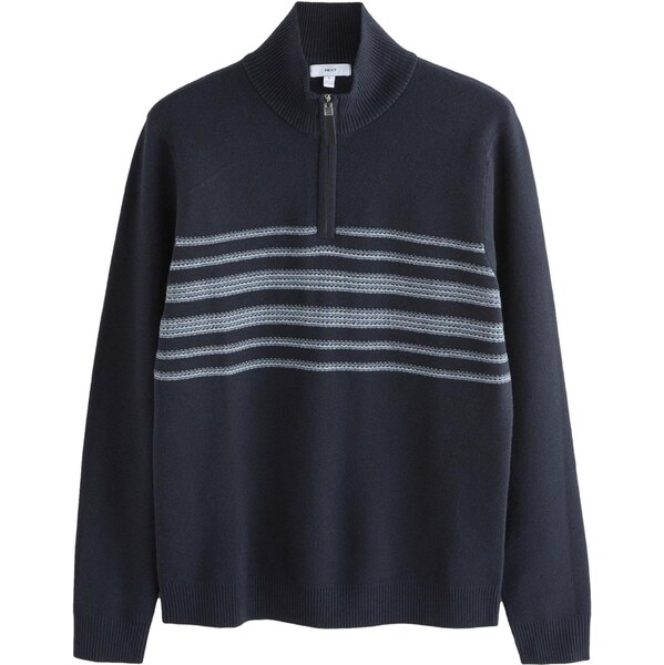 Next Sveter námornícka modrá / biela 66858297