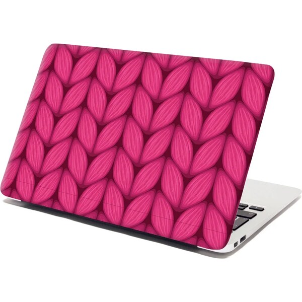 Sablio Samolepka na notebook Pletenie vo fuksiovej farbe 65100003
