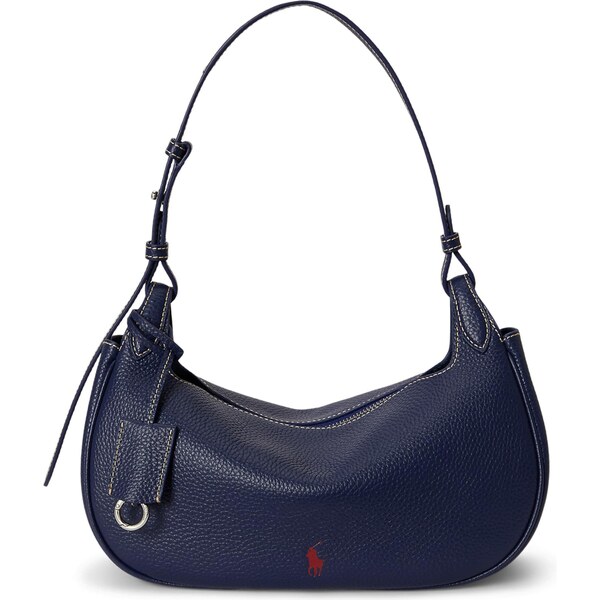 Polo Ralph Lauren Kabelka na rameno SHINY DRUM PEBBLE tmavomodrá 66858330