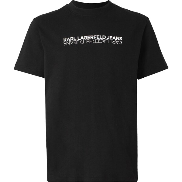 KARL LAGERFELD JEANS Tričko čierna / biela 66858420