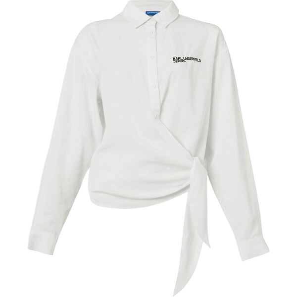 KARL LAGERFELD JEANS Blúzka čierna / biela 66858422