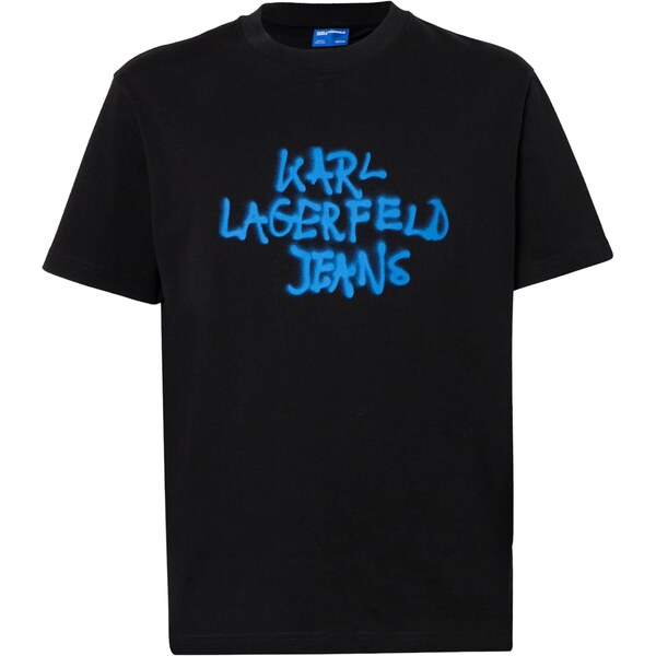 KARL LAGERFELD JEANS Tričko kráľovská modrá / čierna 66858459