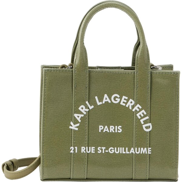 Karl Lagerfeld Kabelka zelená / šedobiela 66858471