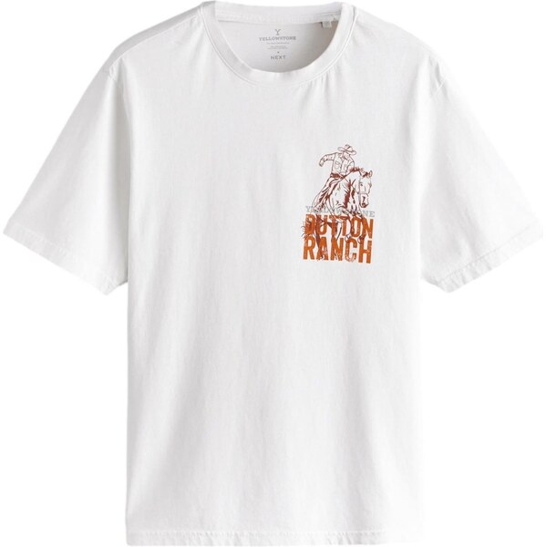 Next Tričko sivá / oranžová / biela 66858576