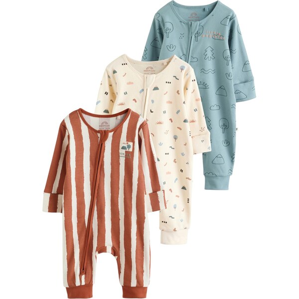 Next Pyžamo Woodland krémová / koňaková / mätová 66858581