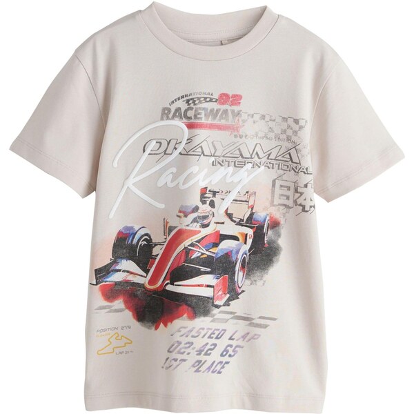 Next Tričko kamenná / červená / čierna 66858662