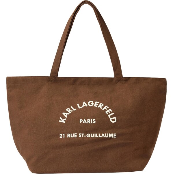 Karl Lagerfeld Shopper hnedá / biela 66858678