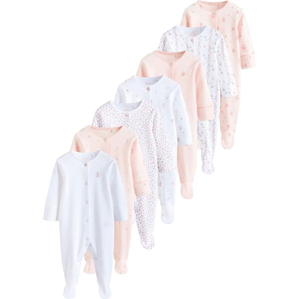 Next Pyžamo zelená / purpurová / rosé / biela 66858737