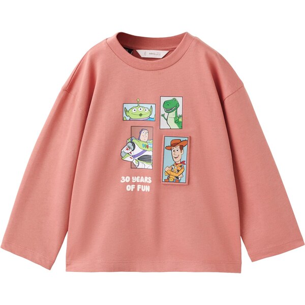 MANGO KIDS Tričko TOYFUN zelená / oranžová / biela 66858762