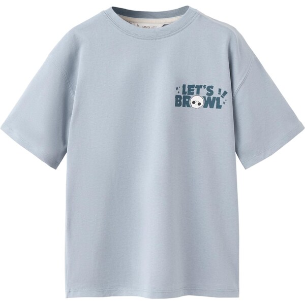 MANGO KIDS Tričko BRAWLETS dymovo modrá / tmavomodrá 66858763