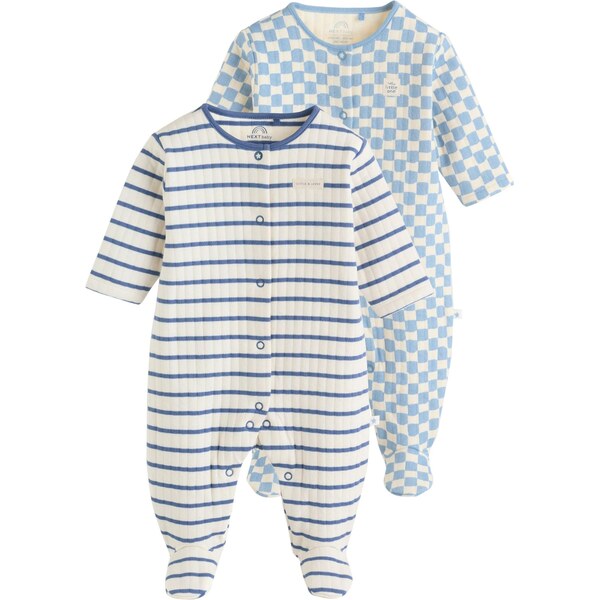 Next Pyžamo modrá / svetlomodrá / biela 66858786