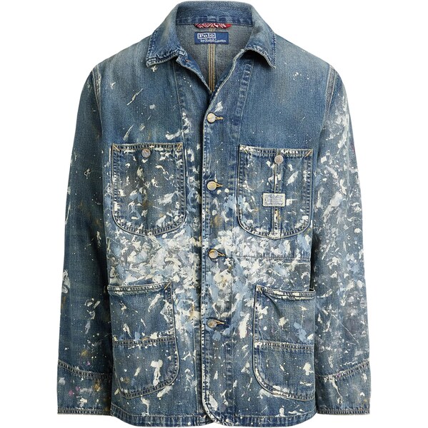 Polo Ralph Lauren Prechodná bunda modrosivá / modrá denim / biela 66858809