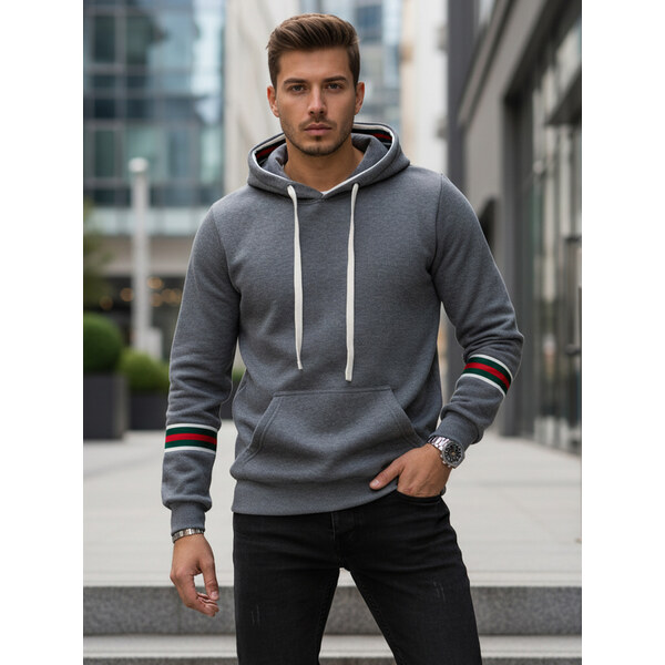 DStreet Štýlová pánska mikina s kapucňou 66856610