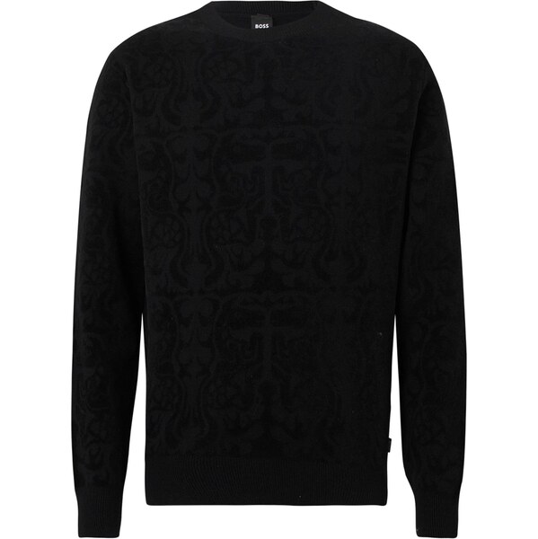 BOSS Sveter Bolin1_CNY čierna / čierny denim 66858888