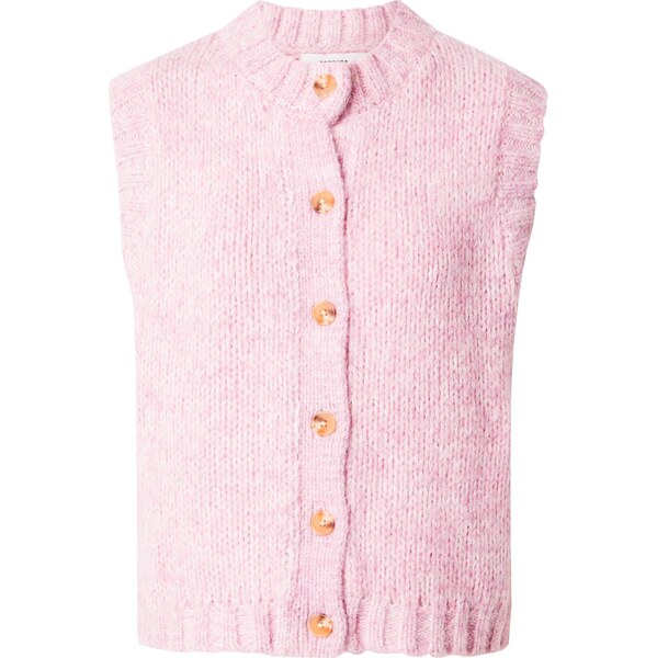 TOPSHOP Pletená vesta TSFIONA svetloružová 66859083