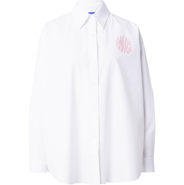 HUGO Blúzka Elisana béžová / biela 66859065