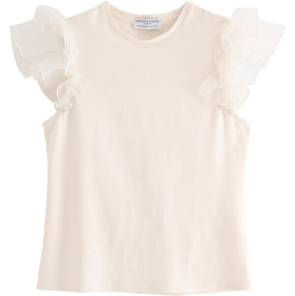 Lindex Top biela ako vlna 66859105