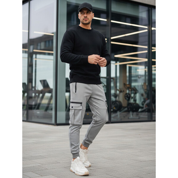 Pánska mikina bez kapucne Dstreet BX5882 65691277