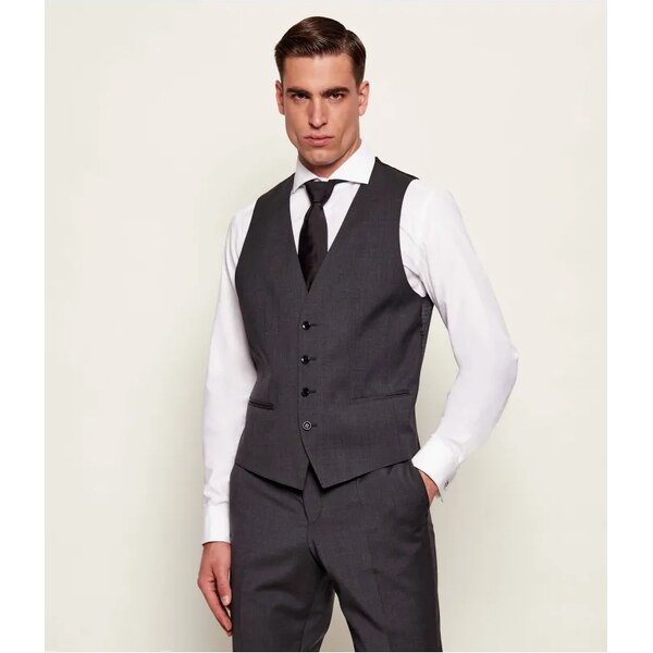 BOSS BLACK Vlnená vesta H-HUGE | Slim Fit 66443208
