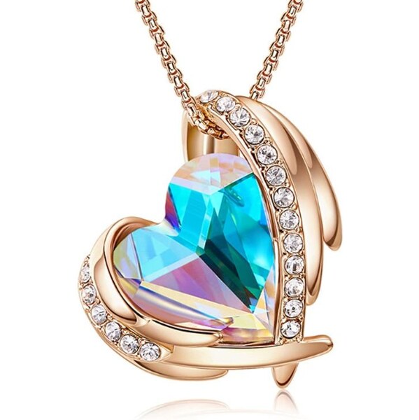 SWAROVSKI Elements Swarovski e. dámsky náhrdelník srdce Angel Heart 66862806