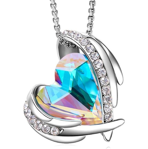 SWAROVSKI Elements Swarovski e. dámsky náhrdelník srdce Angel Heart 66862808