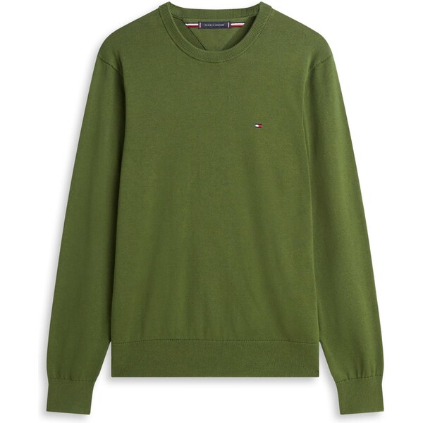 TOMMY HILFIGER Sveter Essential olivová 66865845