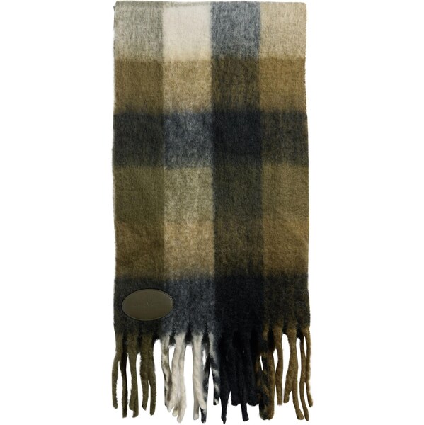 love & roses Šál sivá melírovaná / kaki / olivová 66865905