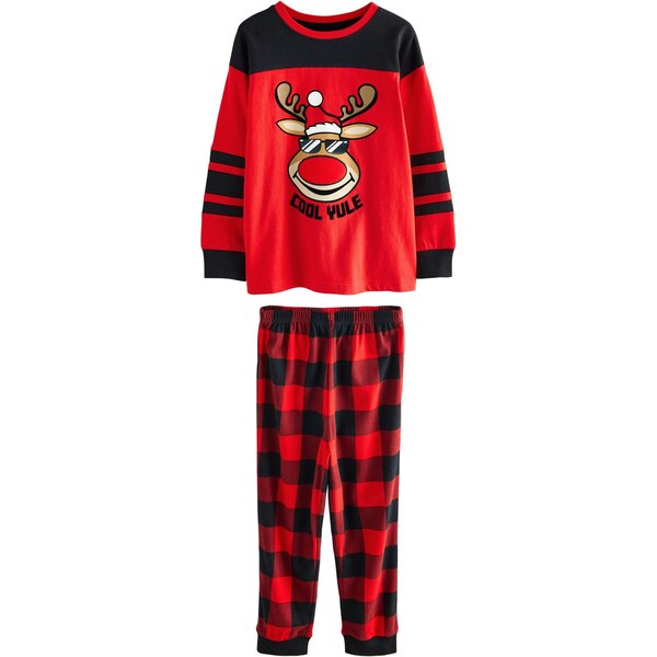 Next Pyžamo mokka / červená / čierna / biela 66865965