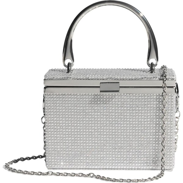 Lipsy Listová kabelka strieborná 66866019