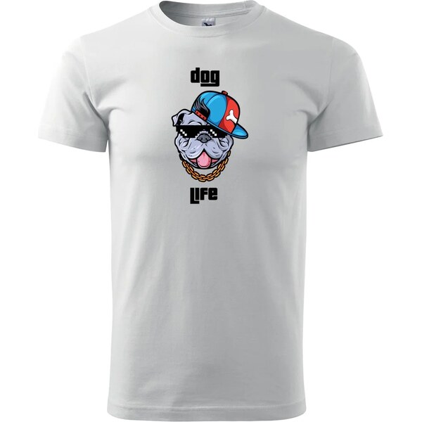 Sablio Tričko s potlačou Dog life 65109397