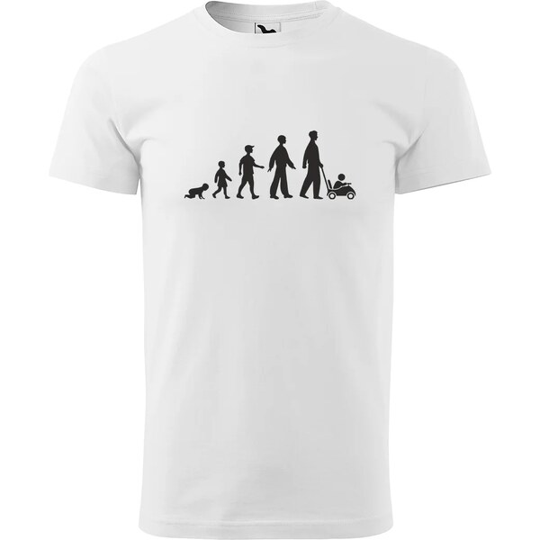 Sablio Tričko s potlačou Evolúcia človeka 65109450