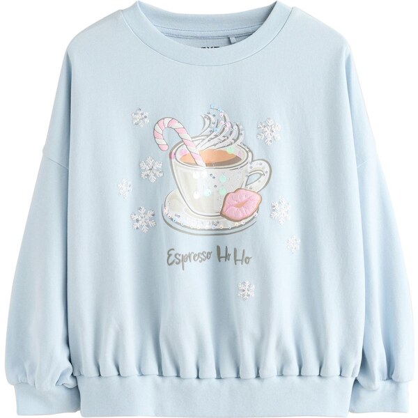 Next Mikina modrá / ružová / biela 66866087