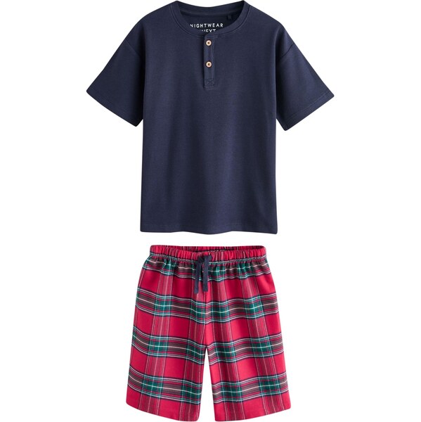 Next Pyžamo námornícka modrá / zelená / červená 66866158