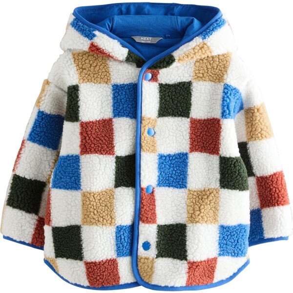 Next Flisová bunda zmiešané farby / biela 66866235