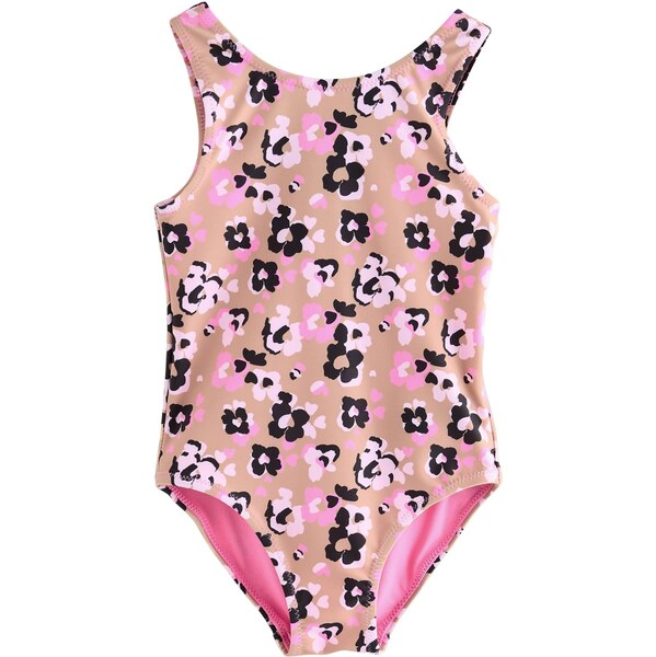 Next Jednodielne plavky ružová / čierna 66866274