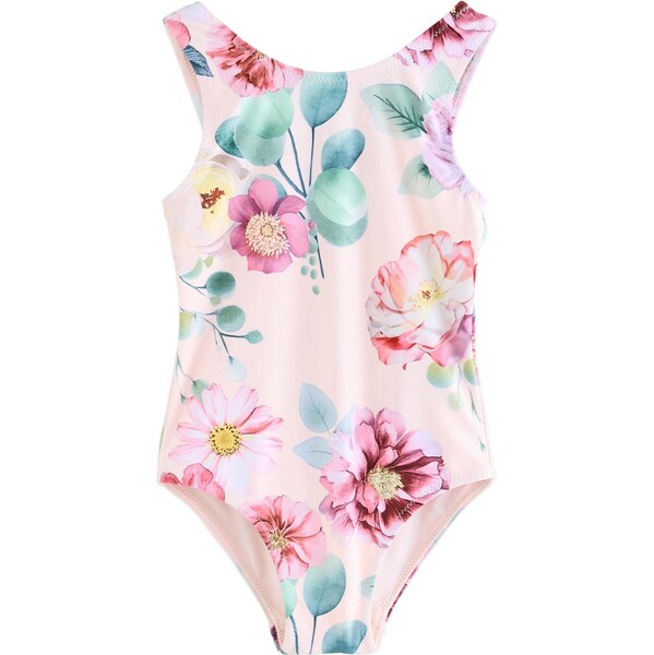 Next Jednodielne plavky svetložltá / pastelovo zelená / ružová / 66866281