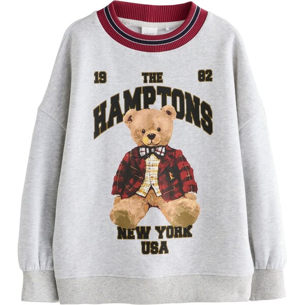 Next Mikina béžová / sivá / tmavočervená / čierna 66866337