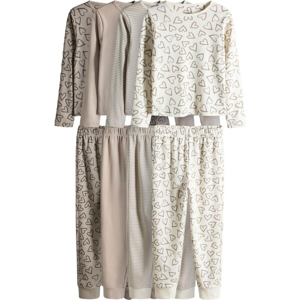 The Set Pyžamo Snuggle béžová / krémová / mokka 66866354