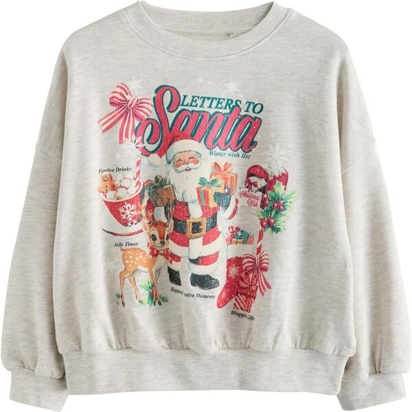 Next Mikina svetlohnedá / sivá / zelená / červená 66866428