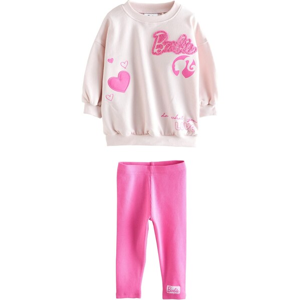 Next Set Barbie ružová / šedobiela 66866599