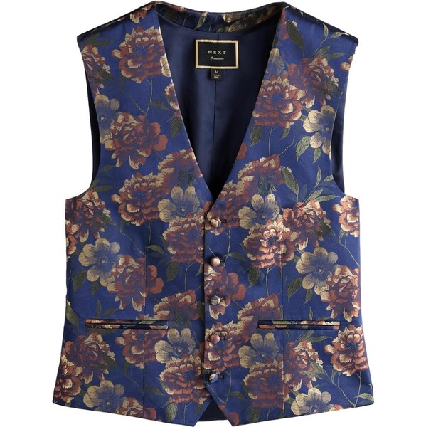 Next Vesta k obleku námornícka modrá / hnedá / kaki / olivová 66867211